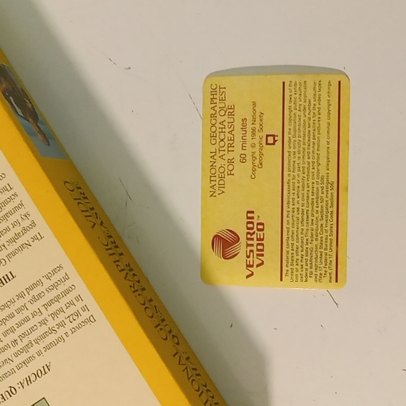 National Geographic Video VHS 1986 - Picture 8 of 8